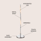 Nile 23.5" LED Integrated Table Lamp - JONATHAN Y