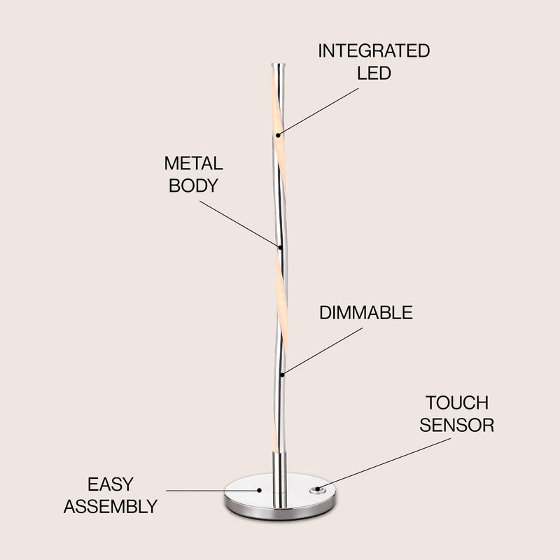Nile 23.5" LED Integrated Table Lamp - JONATHAN Y