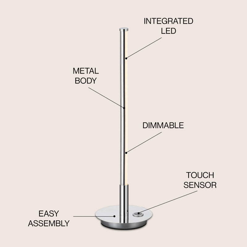 Keira 16.5" LED Integrated Table Lamp - JONATHAN Y