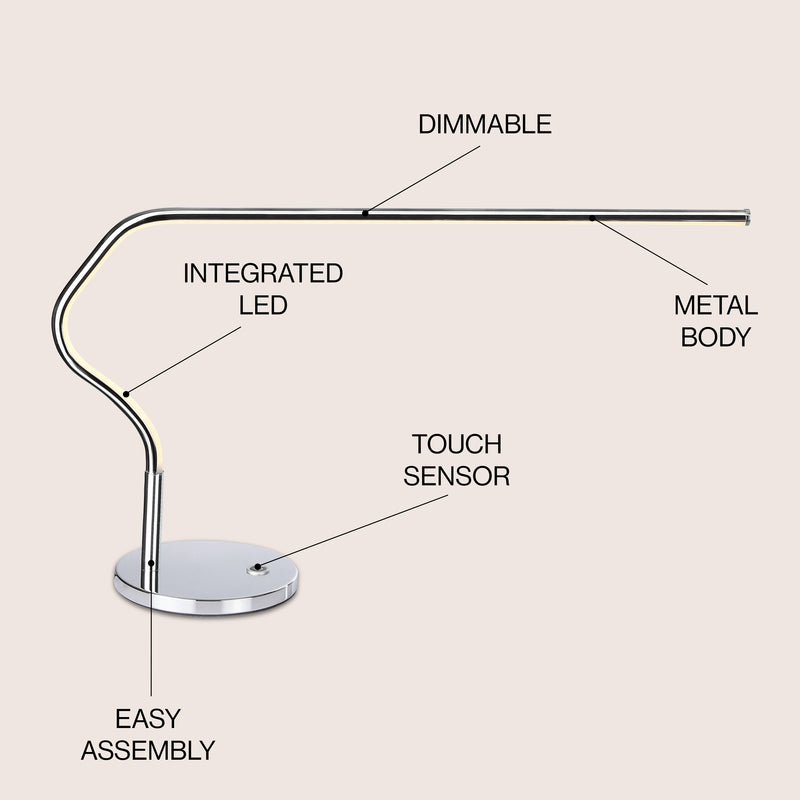 Julian 15" LED Integrated Task Lamp - JONATHAN Y