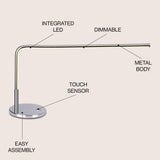 Natalie 13.5" LED Integrated Task Lamp - JONATHAN Y
