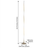 Pilar 63.75" LED Integrated Floor Lamp Gold – DIM