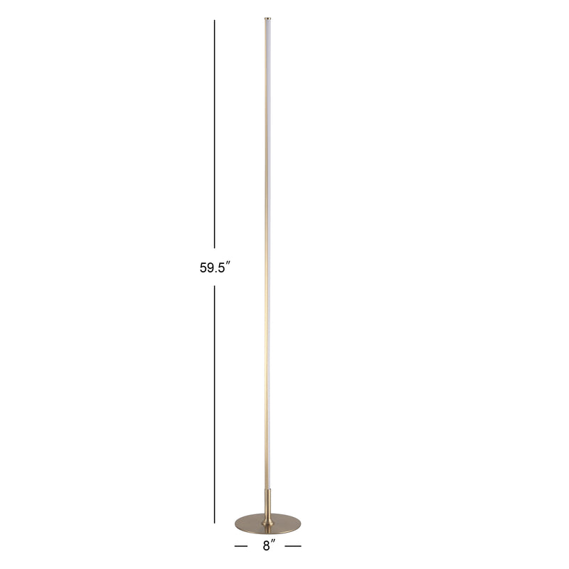 Iris 59.5" LED Integrated Floor Lamp - JONATHAN Y