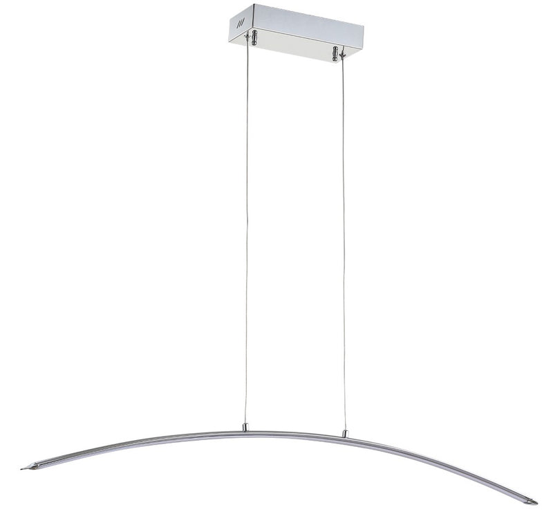 Roxanna 41.5" Dimmable Adjustable Integrated LED Metal Linear Pendant - JONATHAN Y