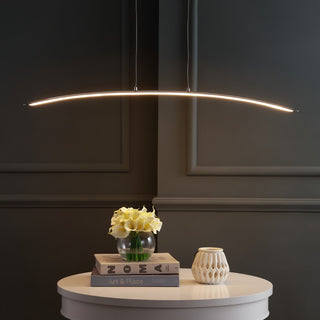 Roxanna 41.5" Dimmable Adjustable Integrated LED Metal Linear Pendant - JONATHAN Y