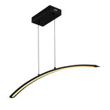 Roxanna 41.5" Dimmable Adjustable Integrated LED Metal Linear Pendant - JONATHAN Y