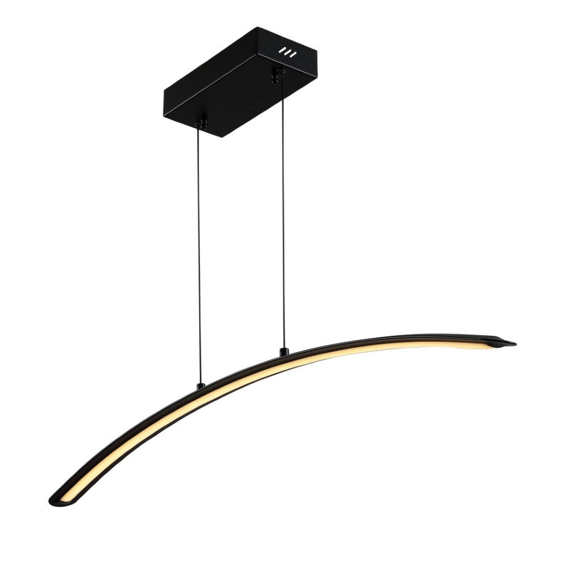 Roxanna 41.5" Dimmable Adjustable Integrated LED Metal Linear Pendant - JONATHAN Y