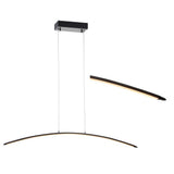 Roxanna 41.5" Dimmable Adjustable Integrated LED Metal Linear Pendant - JONATHAN Y