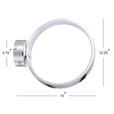 Nathaniel 14" Dimmable Integrated LED Metal Wall Sconce - JONATHAN Y