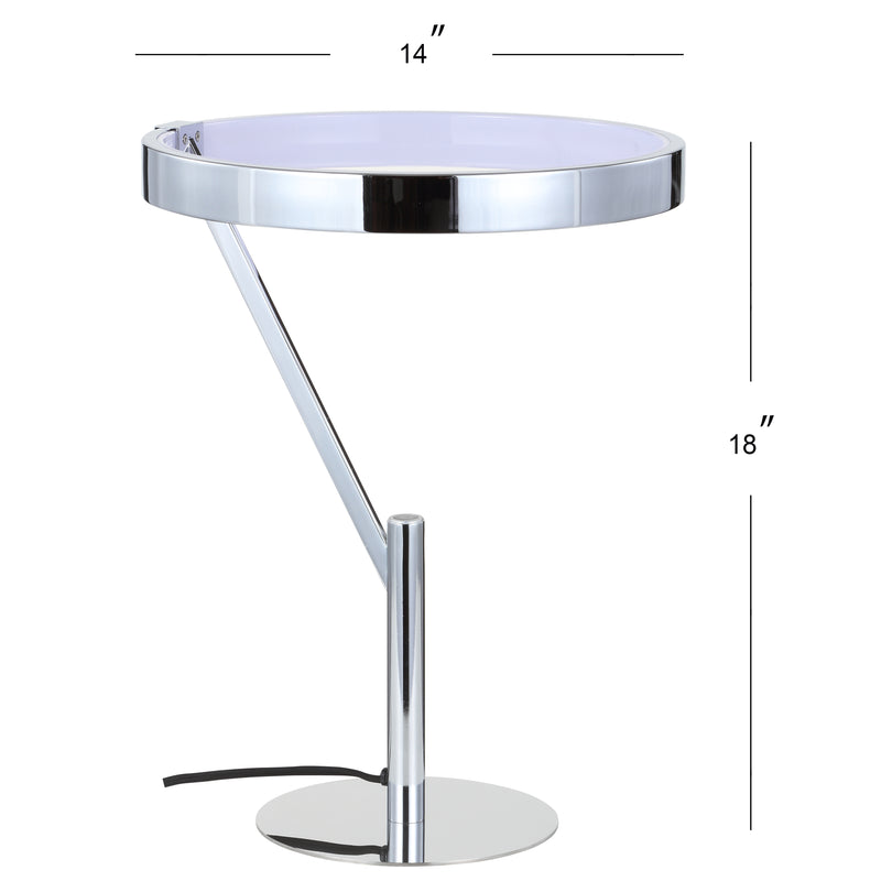 Owen 18" Integrated LED Metal Table Lamp - JONATHAN Y