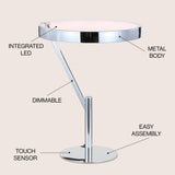 Owen 18" Integrated LED Metal Table Lamp - JONATHAN Y