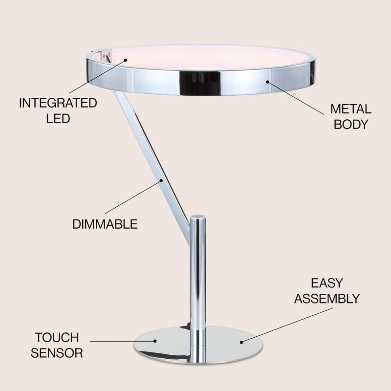 Owen 18" Integrated LED Metal Table Lamp - JONATHAN Y