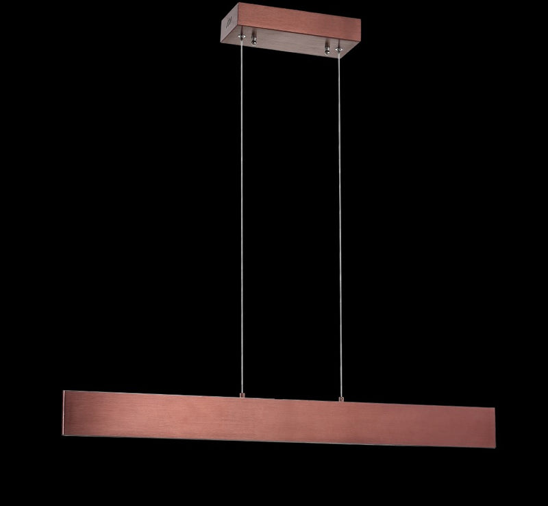 Draper Dimmable Adjustable Integrated LED Metal Linear Pendant - JONATHAN Y