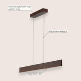 Draper Dimmable Adjustable Integrated LED Metal Linear Pendant