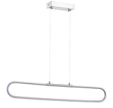 Ned 39" Dimmable Adjustable Integrated LED Metal Linear Pendant - JONATHAN Y