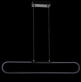 Ned 39" Dimmable Adjustable Integrated LED Metal Linear Pendant - JONATHAN Y