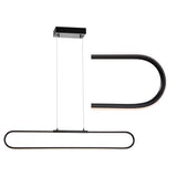 Ned 39" Dimmable Adjustable Integrated LED Metal Linear Pendant - JONATHAN Y