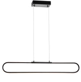 Ned 39" Dimmable Adjustable Integrated LED Metal Linear Pendant - JONATHAN Y