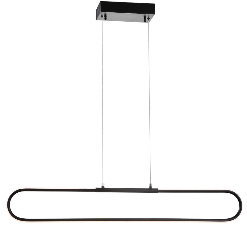 Ned 39" Dimmable Adjustable Integrated LED Metal Linear Pendant - JONATHAN Y