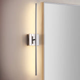 Makena 28" Dimmable Integrated LED Metal Wall Sconce - JONATHAN Y
