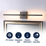 Makena Dimmable Integrated LED Metal Wall Sconce