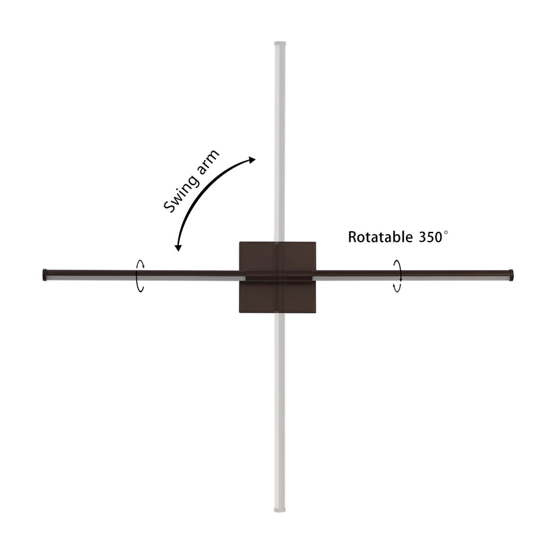 Makena Dimmable Integrated LED Metal Wall Sconce