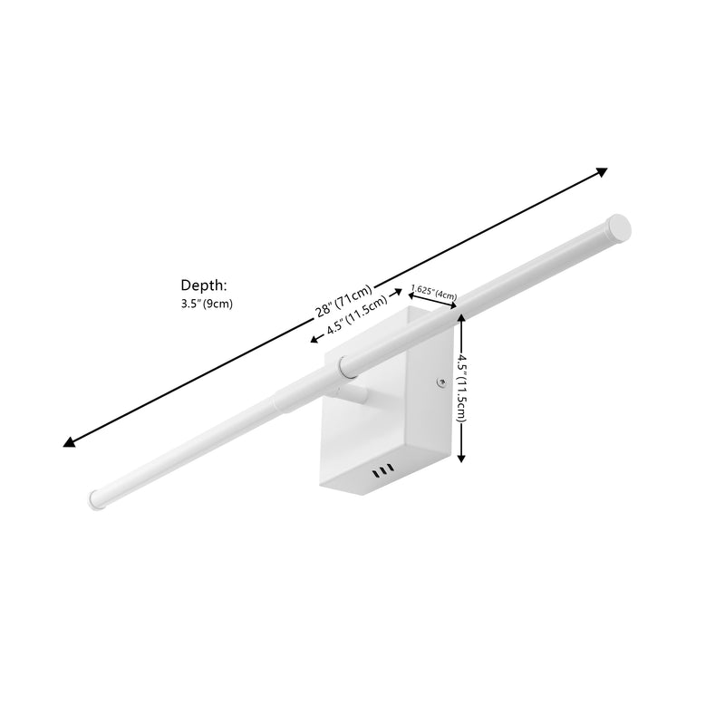 Makena Dimmable Integrated LED Metal Wall Sconce