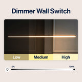 Conley 39.5" Dimmable Adjustable Integrated LED Metal Linear Pendant