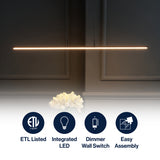 Conley 39.5" Dimmable Adjustable Integrated LED Metal Linear Pendant