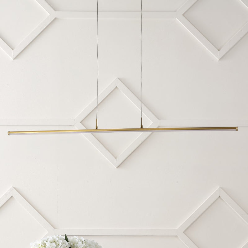 Conley 39.5" Dimmable Adjustable Integrated LED Metal Linear Pendant - JONATHAN Y
