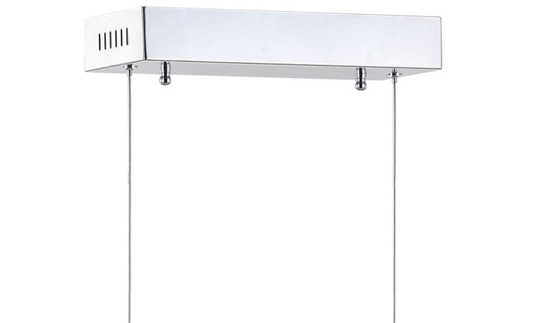 Ali 31" Dimmable Adjustable Integrated LED Metal Linear Pendant - JONATHAN Y