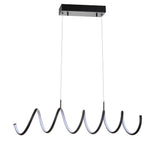 Ali 31" Dimmable Adjustable Integrated LED Metal Linear Pendant - JONATHAN Y