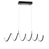 Ali 31" Dimmable Adjustable Integrated LED Metal Linear Pendant - JONATHAN Y
