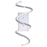 Scribble 7" Modern Metal Integrated LED Vanity Light Sconce - JONATHAN Y