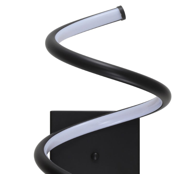 Scribble 7" Modern Metal Integrated LED Vanity Light Sconce - JONATHAN Y