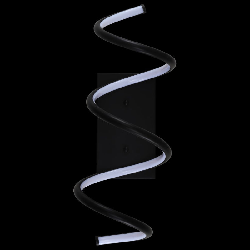 Scribble 7" Modern Metal Integrated LED Vanity Light Sconce - JONATHAN Y