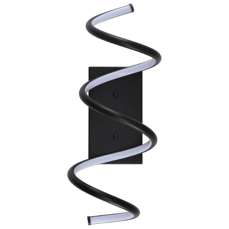 Scribble 7" Modern Metal Integrated LED Vanity Light Sconce - JONATHAN Y