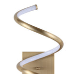 Scribble 7" Modern Metal Integrated LED Vanity Light Sconce