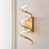 Scribble 7" Modern Metal Integrated LED Vanity Light Sconce