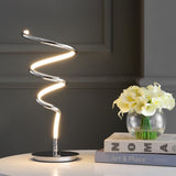 Scribble 19.75" Modern Dimmable Metal Integrated LED Table Lamp - JONATHAN Y