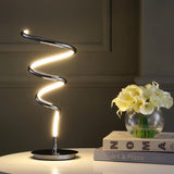 Scribble 19.75" Modern Dimmable Metal Integrated LED Table Lamp - JONATHAN Y