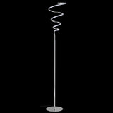 Scribble 60.5" Modern Dimmable Metal Integrated LED Floor Lamp - JONATHAN Y