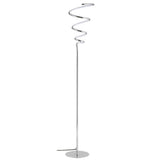 Scribble 60.5" Modern Dimmable Metal Integrated LED Floor Lamp - JONATHAN Y
