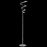 Scribble 60.5" Modern Dimmable Metal Integrated LED Floor Lamp - JONATHAN Y