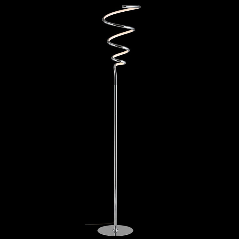 Scribble 60.5" Modern Dimmable Metal Integrated LED Floor Lamp - JONATHAN Y
