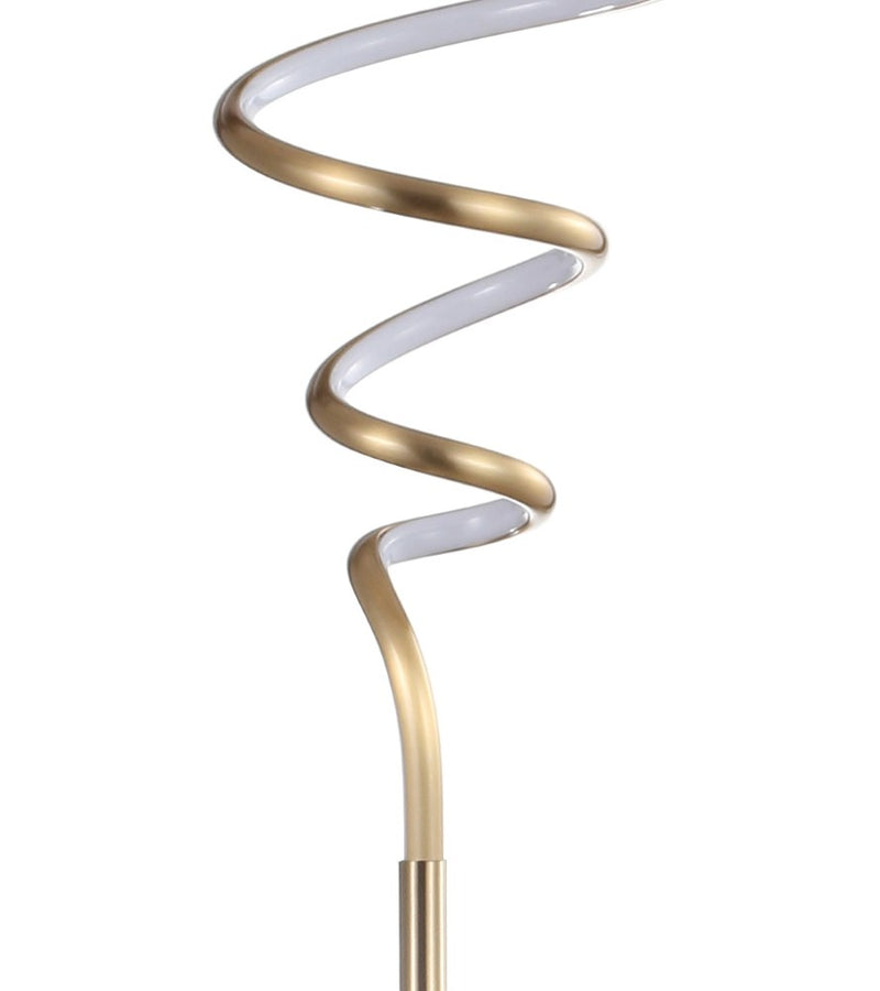 Scribble 60.5" Modern Dimmable Metal Integrated LED Floor Lamp - JONATHAN Y