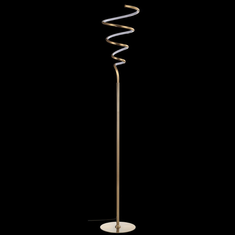 Scribble 60.5" Modern Dimmable Metal Integrated LED Floor Lamp - JONATHAN Y