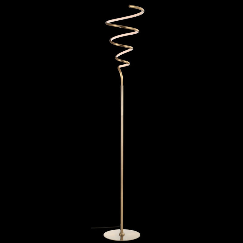Scribble 60.5" Modern Dimmable Metal Integrated LED Floor Lamp - JONATHAN Y