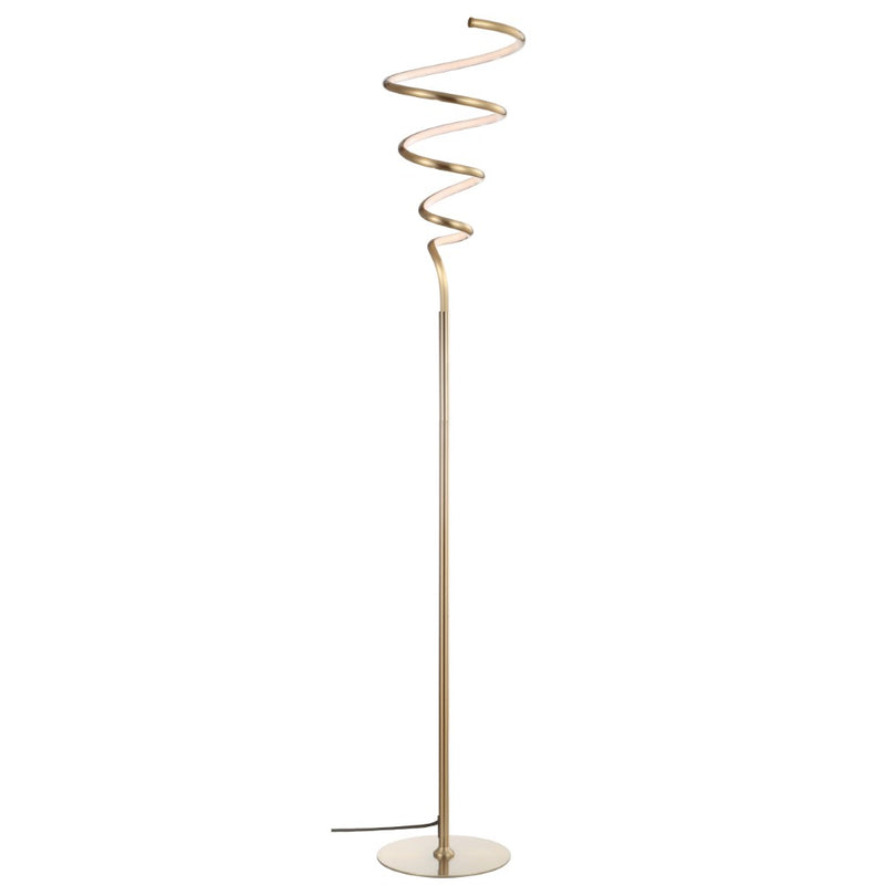 Scribble 60.5" Modern Dimmable Metal Integrated LED Floor Lamp - JONATHAN Y