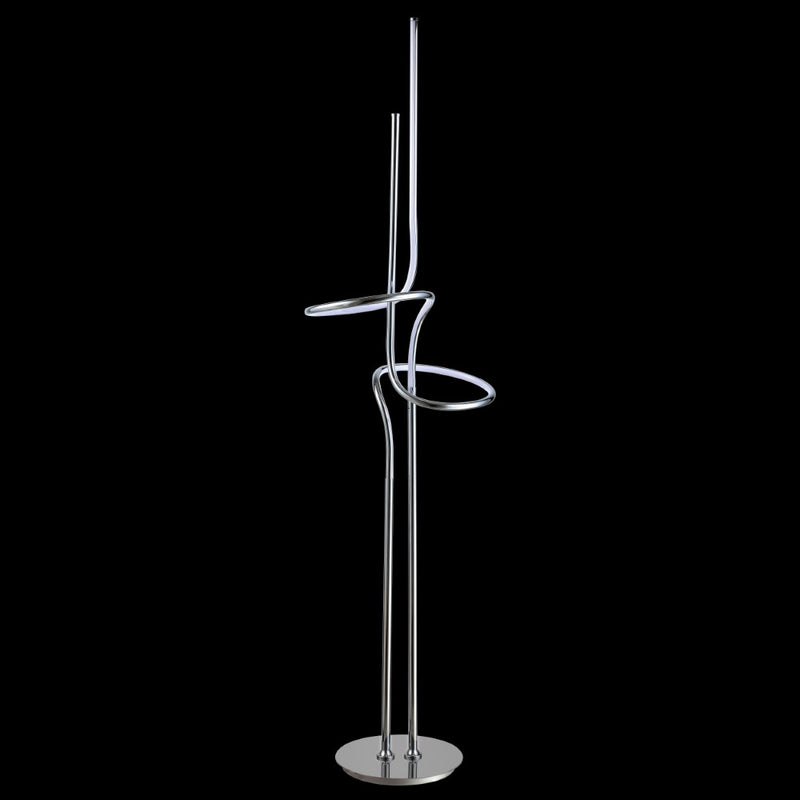 Sketch 64" Minimalist Dimmable Metal Integrated LED Floor Lamp - JONATHAN Y